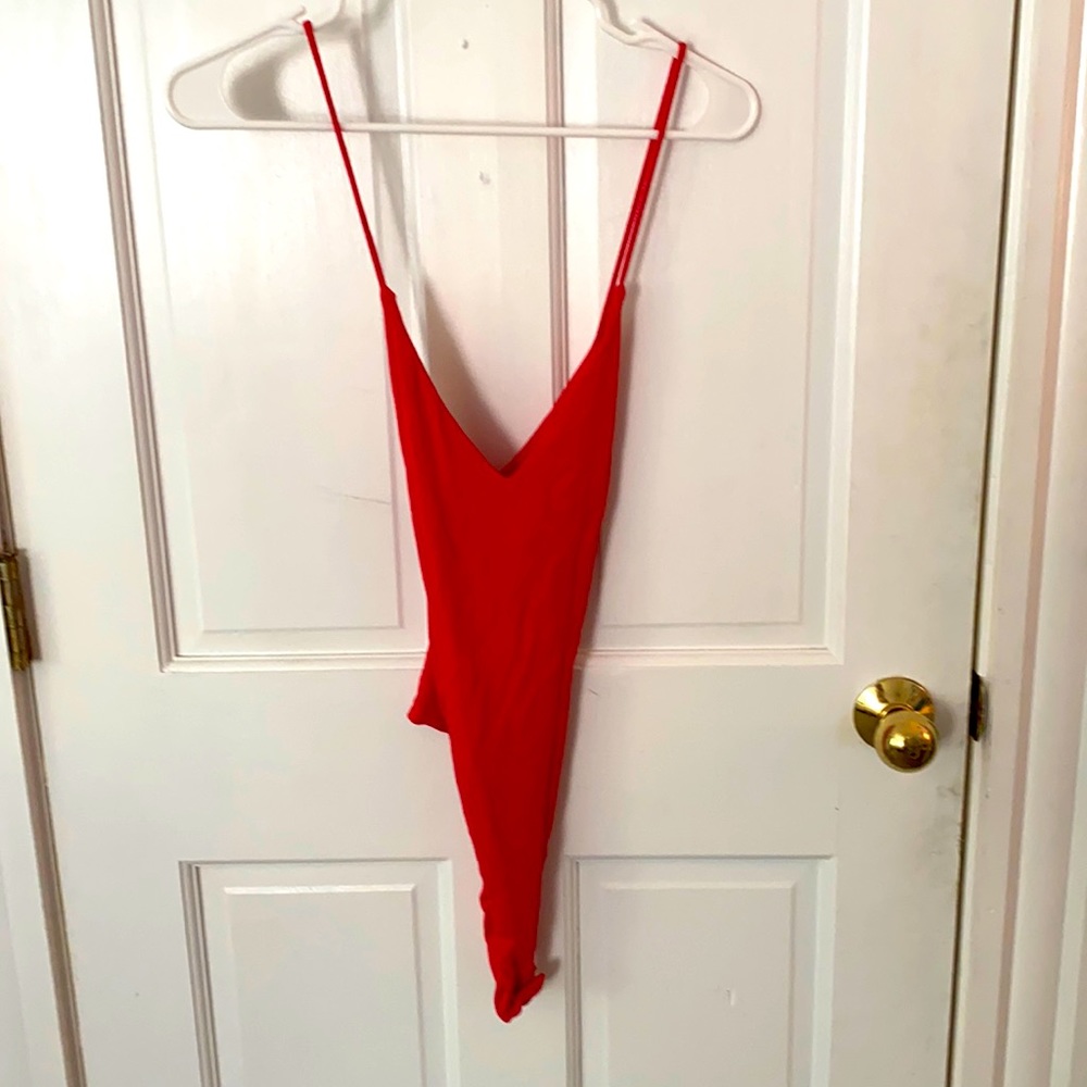 By the way red bodysuit size medium.